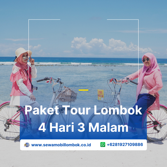 Paket Tour Lombok 4 Hari 3 Malam